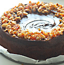 hazelnut praline on chocolate cake1