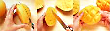 mango fruit peeling