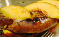 peach toast