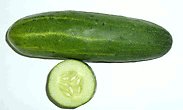cucumber with slice