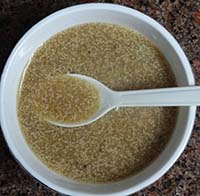 Amaranth grain porridge
