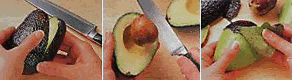 how to cut avocado