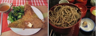 buckwheat recipes (crepes and soba noodles)