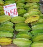 carambola fruits in a market