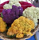 colourful cauliflowers