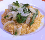 crab risotto fennel