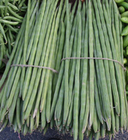 Moringa-skidor på en marknad