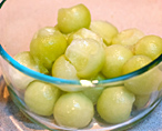 honeydew melon balls