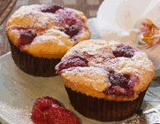 raspberry muffins