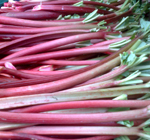 rhubarb stalks