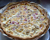 rhubarb tart