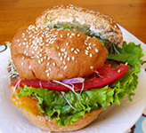 taro root burger