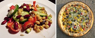 bell-pepper-salad-and-pizza