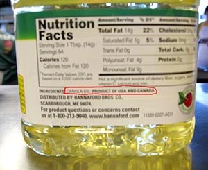 Canola oil