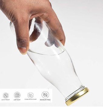Gass water bottle