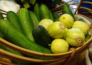 Lemon cucumbers