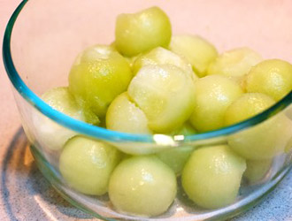 Galia melon balls