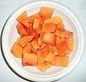 papaya sections