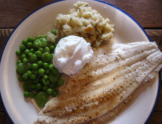 Plaice-served-with-celeriac-mash