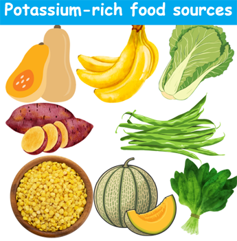 Plant sources rich in potassium