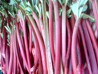 rhubarb-in-a market