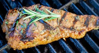 Rosemary herb used in marinating grilled meat Rosemary herb used in marinating grilled meat