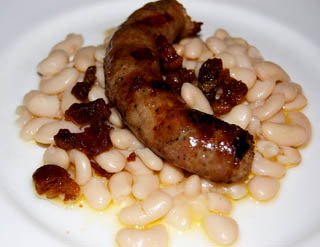 Sausage and cannellini beans