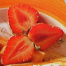 cut section of strawberry