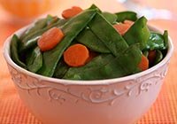 Teriyaki snow peas